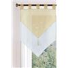 Gardinenbox 2023710 - Tendina in voile a doppio strato, 90 x 60 cm, colore: sabbia