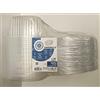 GUILLIN 25 pezzi standipack ST01500TP vaschette per alimenti riutilizzabili uso congelatore e microonde 1500 ml misura contenitori 223x170x76 mm