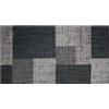 Floori Tappeto Moderno Mondrian Design Geometrico Astratto, Antiscivolo, Morbido e Lavabile - per Soggiorno, Camera da Letto, Ufficio - Varie Misure (Antracite, 80x150 cm)
