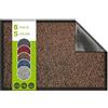 SQUATCH® | Tappeto d'ingresso interno | Zerbino resistente e antiscivolo | assorbe l'acqua e raccoglie lo sporco | facile da pulire | Collezione MARS (Marrone, 60x80cm)