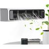 Générique Ventilatore a torre personale | 100 velocità di 3600 mAh ricaricabile USB - ventilatore da parete | per casa estiva, camera da , studio, cucina, ufficio, scuola, college, dormitorio