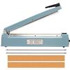 Seababyhouse 12inch (30cm) Macchina Per Sigillare Il Calore Manuale Della Borsa a Impulsi Manuale, Sigillante Per Sacchetti Termosaldante Strumento Più Vicino Per Tubi in Plastica, 2 Kit Di Sostituzione Gratuiti