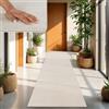 TT Home Tappeto Salotto Pelo Corto Monocolore Design Moderno Lavabile, Colore:Crema, Dimensione:80x300 cm
