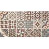 Floori Tappeto Maioliche Moderno Arredo Salotto Camera Passatoia Cucina Con Antiscivolo Made in Italy (Fango, 65x220 cm)