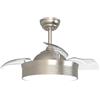 Sulion VENTOLA LED PICCOLO BOMBAY nichel MOTORE DC SULION