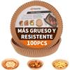 FAMILY Carta rotonda per friggitrice ad aria 20 cm 100 pc, carta spessa antiaderente, mantiene la friggitrice pulita e facilita la cottura, ideale per l'uso quotidiano