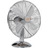 Vinco Ventilatore da tavolo cromato Vinco 30 cm 3 velocità oscillazione 70603