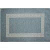 Floori Tappeto Cucina Tinta Unita Greca Minimal Morbida Ciniglia con Antiscivolo Moderno Passatoia Cucina Ingresso Colori Moderni Made in Italy (Azzurro Topazio, 57x240 cm)