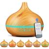 Generico Umidificatore e Diffusore di Aromi ad Ultrasuoni con Timer 460 ml, Timer fino a 6 ore, 7 colori LED, funzione aromaterapia, ultra silenzioso