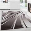 Teppium Tappeto Salotto Moderno a Pelo Corto Tappeto Soggiorno Marrone 80x300 cm Passatoia - Tappeto Camera de Letto Cucina Soffice e Morbido Moquette Corridoio - Tappeto Sala Disegno Astratto