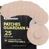 Adamson 25x Cerotti per Sensore Guardian 4 & Libre 2 - Cerotti Freestyle Libre 2 Impermeabile - Protezione Lunga Durata, Facile applicare e rimuovere - Sport, Nuoto, Uso Quotidiano - Beige