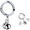 LXIXL Anello Penieno in Metallo con Peso Fisso per Uomo - Cock Ring Solido con Ball Stretcher Integrato per Sostegno Deciso, Pressione Costante e Sensazioni Più Intense