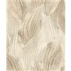 Rasch Carta da parati in tessuto non tessuto con motivo di foglie 'Back To Nature', moderna carta da parati in vinile, motivo foglie beige, per un'atmosfera esotica, robusta e lavabile, 10,05 m x 0,53
