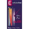 Cellularline Vetro temperato per iPhone 12 Max- 12 Pro - Sottile, resistente e super sensibile