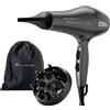 IMETEC - Asciugacapelli BELLISSIMA ULTRA SPEED-Metallic Grey + Deep Silver