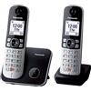 Panasonic KX-TG6852JTB 2 Cordless Nero