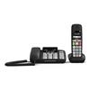 SIEMENS Gigaset DL780 Plus Duo Telefono a Filo + Cordless Nero