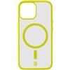 Cellularline - Custodia iPhone 15 Pro Lime Pop Mag