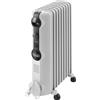 DELONGHI De Longhi TRRS 0920 Radiatore ad Olio 9 Elementi Elettrico, Bianco