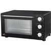 Melchioni Enjoy 24 Fornetto Elettrico, 24 Litri, 1200 Watt, Nero