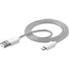 Cellularline Data Cable #Stylecolor - Lightning Cavo per la ricarica e sincronizzazione dei dati colorato Bianco