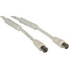 NUOVAVIDEOSUONO NVS Cavo di antenna 1 spina + 1 presa iec 9,5 con filtri - l. 2mt