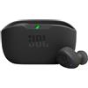 JBL Wave Buds Auricolari True Wireless Bluetooth Nero, Leggeri per Musica e Sport