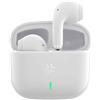 Celly TIPS1WH Auricolari Bluetooth Wireless In-ear, microfono integrato, raggio operativo 10m musica e chiamate, durata 5h - Bianco