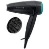 REMINGTON - D1500 Asciugacapelli, 2000 Watt, 2 temperature, 2 velocita, manico pieghevole - Nero