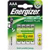 Energizer Accu Recharge Power Plus 700 AAA BP4 700 mAh 1,2 V