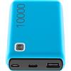 Cellularline Power Bank ESSENCE 10000 Caricabatterie portatile da 10000mAh Blu