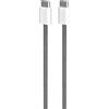 PURO SBS - PUCCCFABK415MTDKGREY - Cavo di ricarica per iPhone 15 - Grigio