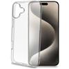 Celly GELSKIN1080 Custodia per iPhone 16 Plus 17 cm 6.7" - Trasparente