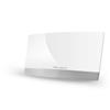 MELICONI - Antenna TV amplificata per interni AT 55 R1 USB-Bianco lucido