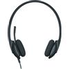 Logitech H340 Auricolare Cablato A Padiglione Ufficio USB tipo A Nero
