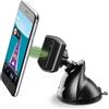 CELLULARLINE - MAG4PILOTFORCE Supporto smartphone da auto magnetico con fissaggio a ventosa, Universale - Nero