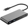 Belkin Connect Hub USB-C 7 Porte, HDMI 4K, SD-MicroSD, Argento