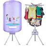 FQMYLTYN Asciugatrice Elettrica Portatile, Asciugatrice Riscaldata, Armadio per Asciugatura Ad Aria Calda da 900W con Timer Regolabile da 180 Minuti, Compagno di Dormitori Domestici per Interni (Color : Purpl