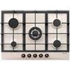 Glem GT755HSA - Piano Cottura 5 Fuochi Gas 70 cm (1 Bruciatore Tripla Corona) Avena