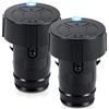 Lizoak 2 trasmettitori manuali da 868 MHz, HSZ2 868-BS, apriporta del garage, telecomando a 2 tasti, compatibile con Hörmann Serie 2/3, ricambio per SupraMatic ProMatic RollMatic RotaMatic LineaMatic