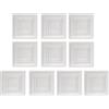 Generic Pannello da parete Peel and Stick, piastrelle decorative da parete, 35 x 35 cm, adesivo rimovibile impermeabile, carta da parati 3D per soffitto della cucina