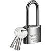 SEPOX Lucchetto per esterni con chiave, corpo e grillo, impermeabile, resistente, resistente alle intemperie, per cancelli, capannoni, barche marine (40 mm, SS304) (1 x SS 40 mm lungo)