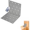 GeZu Impex Supporto ad Angolo 80 x 80 x 80 mm Set di 50