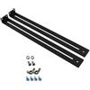 MoSundi Kit di riparazione per cassetti, staffa di supporto per mobili per cassetti in legno, strumento di fissaggio inferiore con viti da 33-61 cm (1 set)