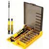 QinOustore Set Cacciaviti Precisione 45 Pezzi Magnetici per Riparazioni Elettronica