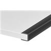 Protalwell Bordo in gomma, protezione autoadesiva per bordi a U per compensato, armadi, bordi in legno da 12 mm, riparazione flessibile di mobili, materiale EPDM, lunghezza 3 m