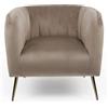 Menzzo Bombaro Poltrona, Grigio, L75 x P73 x H71 cm