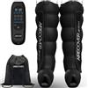 Airecover Recovery Boots,Pressoterapia Linfodrenaggio,Massaggiatore Gambe Wireless per Dolori e Circolazione, Rilassamento Muscolare & Recupero, con 6 Camere, 30-250 mmHg, 4 Modalità, Batteria 3h (M)