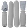 FOMIYES Kit Accessori per Stampelle Ascellari Impugnatura Antiscivolo e Gommini in Gomma Tpr, Supporto Confortevole e Protezione per Uso Quotidiano