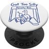 Hockey Su Ghiaccio Box Di Rigore Diverte Got Too Silly Penalty Box PopSockets PopGrip Adesivo